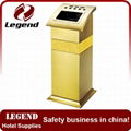 New style reusable household metal dust bin for hotel lobby