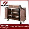 China supplier Hotel Service Trolley housekeeping cart 5