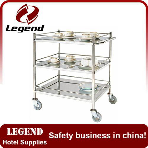 China manufacturer hotel service trolley cart