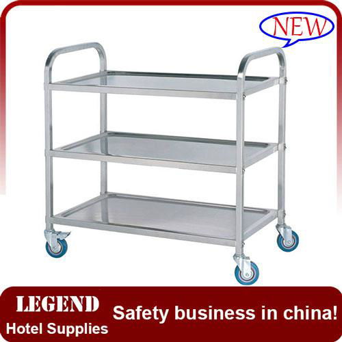 China manufacturer hotel service trolley cart 5