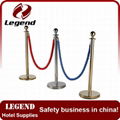 Wholesale hotel line rope barrier post stanchions railing stand