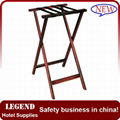 Hotel furniture Wooden foldable l   age rack l   age stand