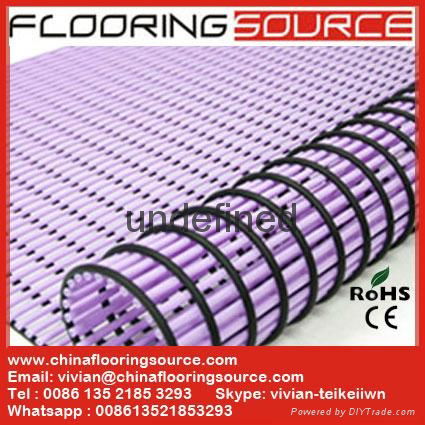 PVC Tube Matting Non Slip Safety Mats Swimming Pool Mats 