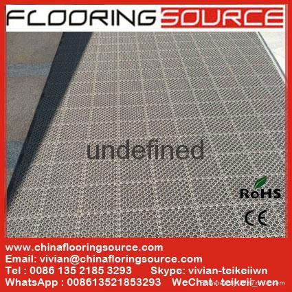 Interlocking PVC Tile Floor Mat for Heavy Duty PVC Carpet Entrance Outdoor 4