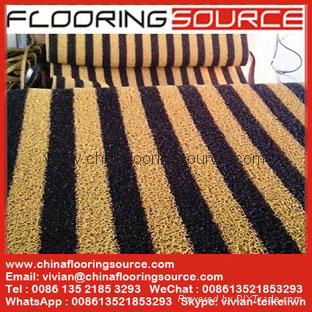 PVC Cushion Coil Mat for dirt control non slip  2