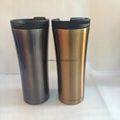 stainless steel vacuum thermo double wall coffee mug 1