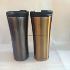 stainless steel vacuum thermo double wall coffee mug