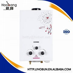 Gas Hot Water Heater LPG Ng Design for Indoor and Outdoor Use