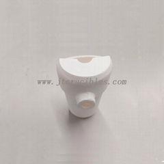 Dental casting fused silica crucibles