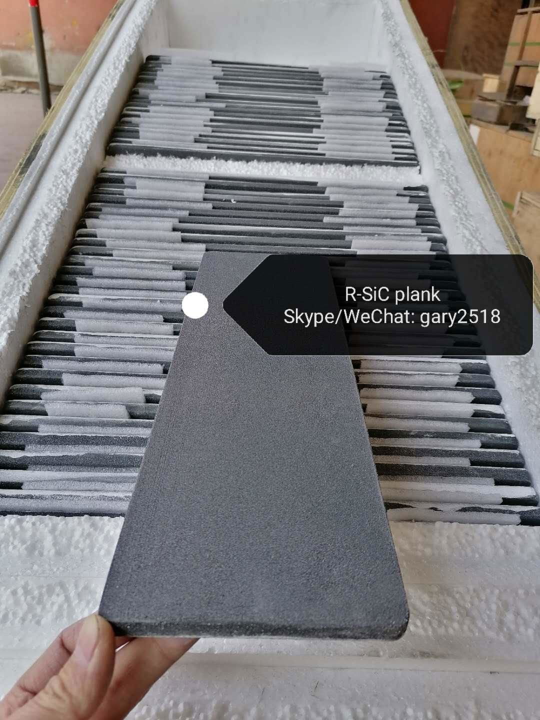 SiC plate Board RSiC Batt with silicon carbide Ceramic as kiln furnitures 3