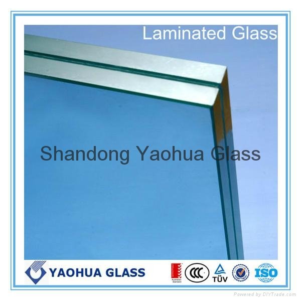 6.38mm/8.38mm/10.76mm laminated glass CCC/CE 2