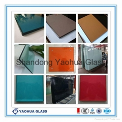 tinted glazing glass 6.38mm 8.38mm 