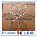 Shaped cutting  glass panel