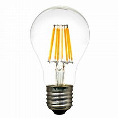 A60/A19 2W,4W,6W,8W vintage LED filament bulb wiht ELT/CE/RoHS certification