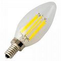 C35/B10 2W,4W,6W vintage LED filament bulb wiht ELT/CE/RoHS certification 3