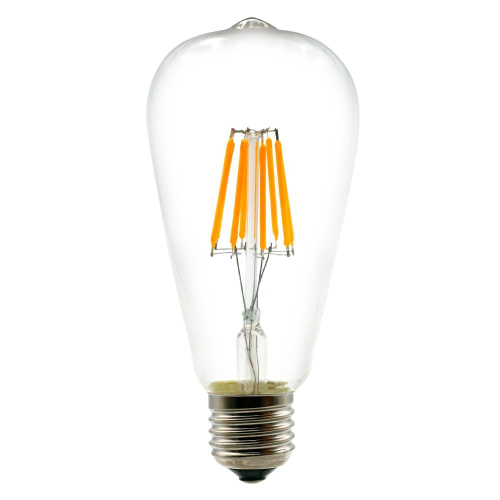ST64/ST21 4W,6W,8W vintage LED filament bulb with ETL/CE/RoHS certification. 2