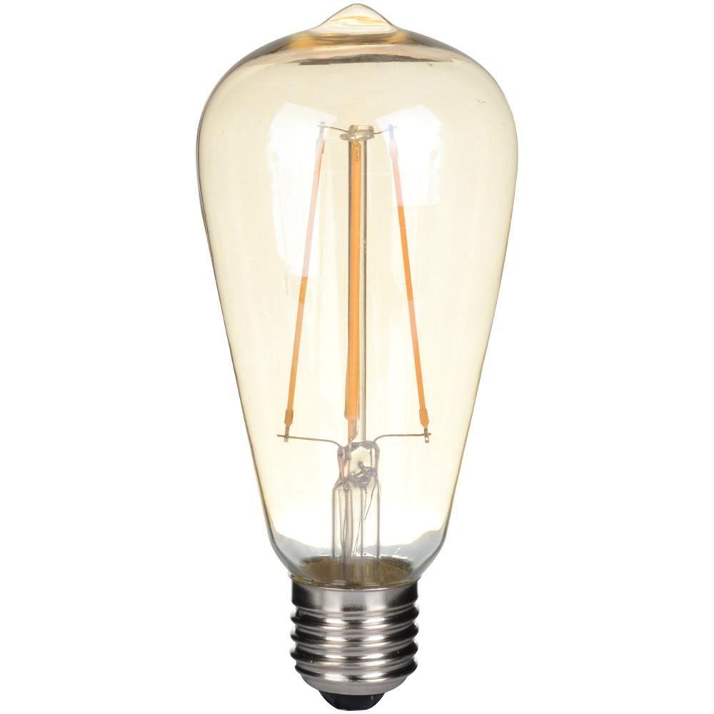 ST64/ST21 4W,6W,8W vintage LED filament bulb with ETL/CE/RoHS certification. 3