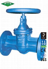 Flange Cast Iron Metal Sealed Inside Screw Nonrising Stem Type Gate Valve 