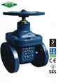 Flanged Cast Iron Metal Sealed Inside Screw Nonrising Stem Gate Valve 1