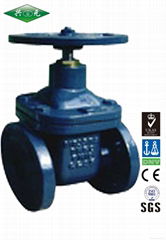 Flanged Cast Iron Metal Sealed Inside Screw Nonrising Stem Gate Valve