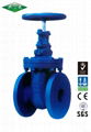 Flanged Cast Iron Metal Sealed Inside Screw Nonrising Stem Gate Valve BS 3464  1