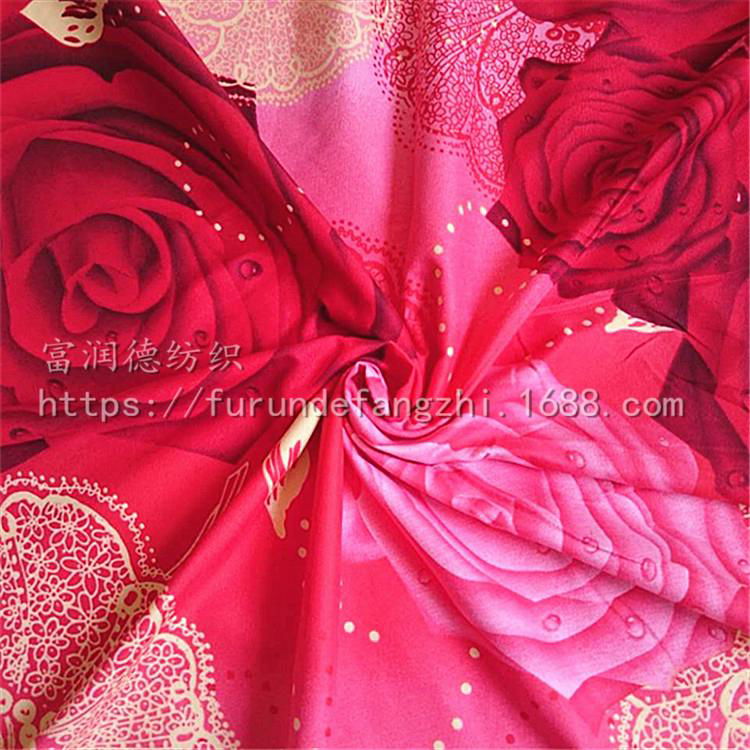 100% polyester home textile fabric bedding fabric  2