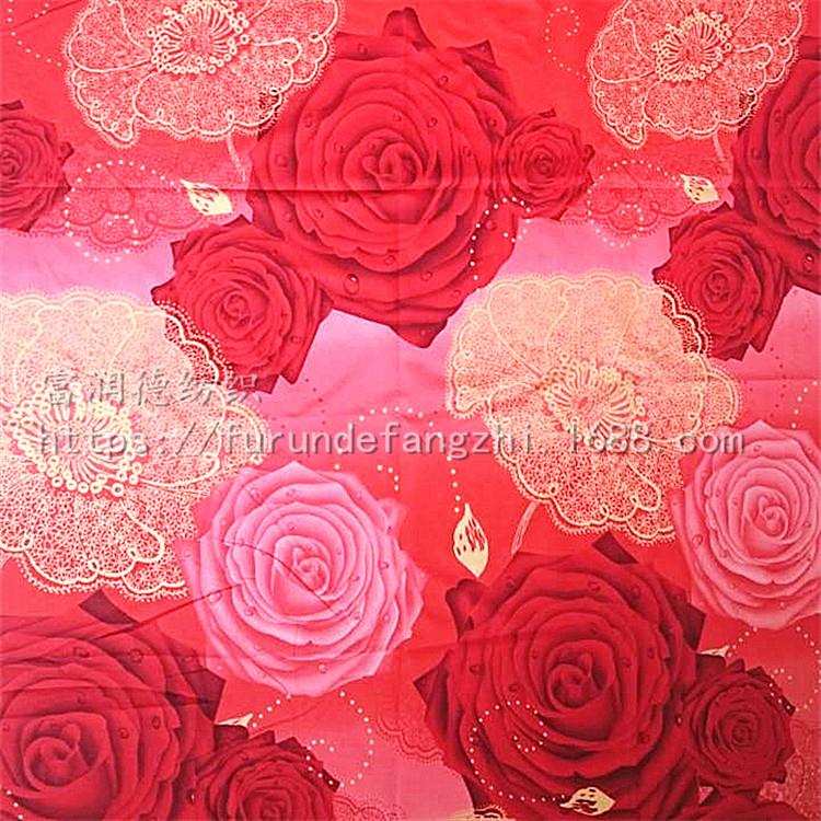 100% polyester home textile fabric bedding fabric  4