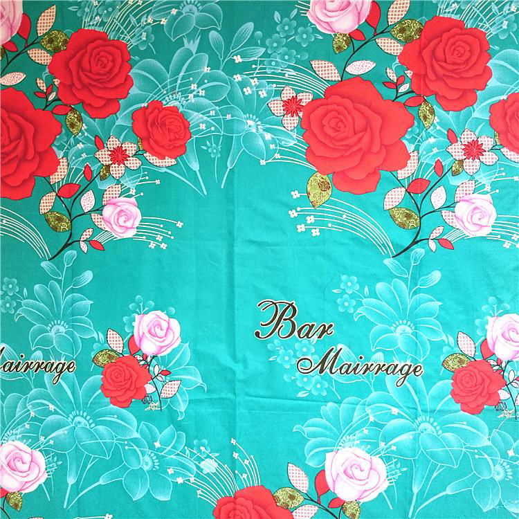 Disperse printed 100% polyester home textile fabric 5