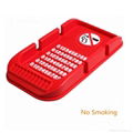 Double slot non slip mat red abd black color  2