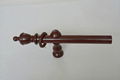 Customsize Wooden Window Curtain Pole Sets