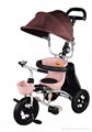 new design foldable 4 in 1 baby tricycle 3