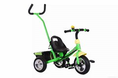 simple push three wheels ride on cycle baby trike