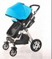 2016 foldable portable alloy baby stroller 2