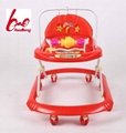 Wholesale Hot Seller China New Model Plastic Round baby walkers with 8 wheels 3