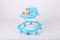 Wholesale Hot Seller China New Model Plastic Round baby walkers with 8 wheels 4