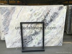 white marble slab - dream white