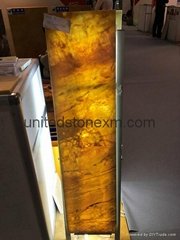 Translucent Marble Tiles, Golden Yellow Marble, 