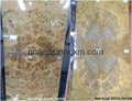 Yellow Marble Bookmatched Tiles (Cut To Sizes) - Van Gogh White/Green 1