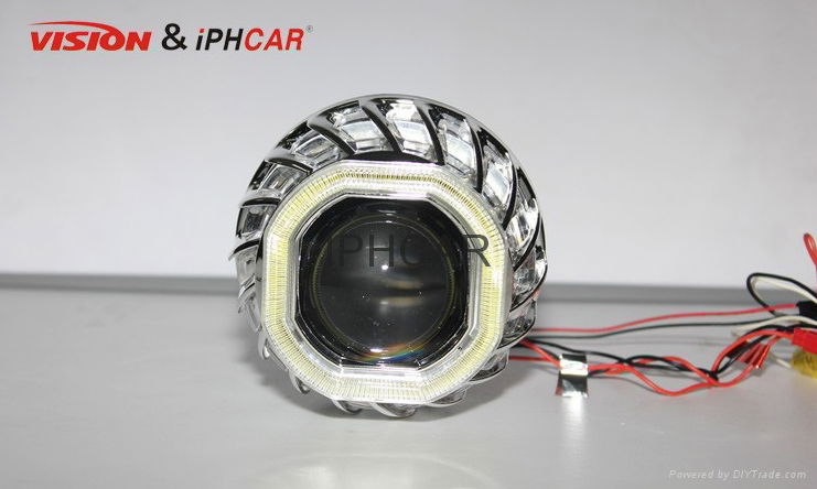 IPHCAR 2.5 inch Hot Wheels wst hid projector DIY retrofit lens projector lens h4 4