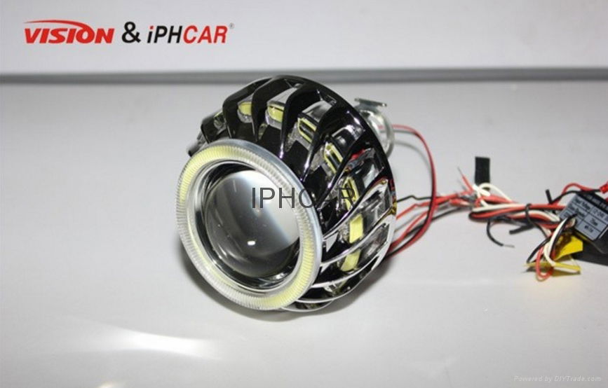 IPHCAR 2.5 inch Hot Wheels wst hid projector DIY retrofit lens projector lens h4 5