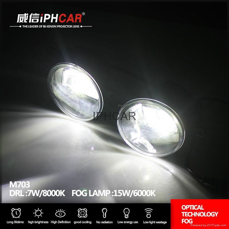 IPHCAR 2 IN 1 fog light special for TOYOTA  led fog light waterproof fog lamp 5