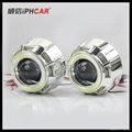 COB LED dual angel eyes hid bi-xenon