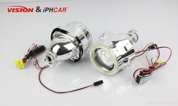 high quality G261 Bi -xenon hid projector lens with CCFL Angel Eyes for Cars 3