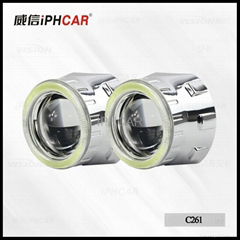 high quality G261 Bi -xenon hid projector lens with CCFL Angel Eyes for Cars