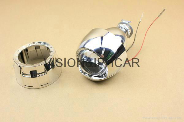 Universal Refit Super Mini Projector Lens H1 Bulb into H4 H7 H11 Auto/Moto Light 5