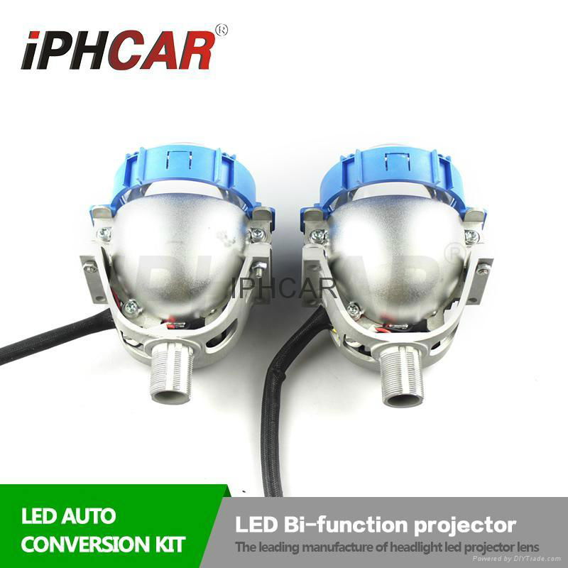 IPHCAR2016 Newest Retrofit Bi-function High Low Beam 3Inch Led Hid Projetor Lens 4