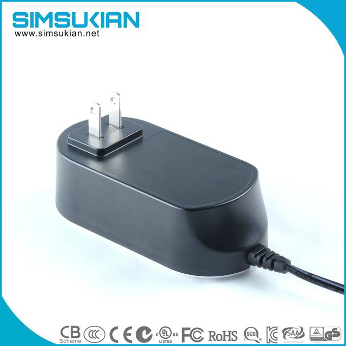 AU UK US EU JP KR CN SK05T plug in ac-dc power suppliy,adapter,charger 2
