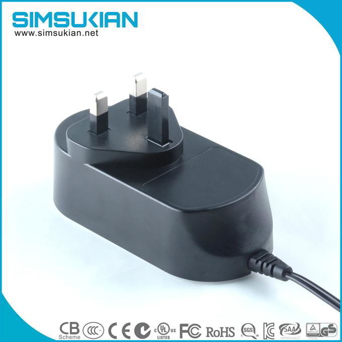 AU UK US EU JP KR CN SK05T plug in ac-dc power suppliy,adapter,charger 4
