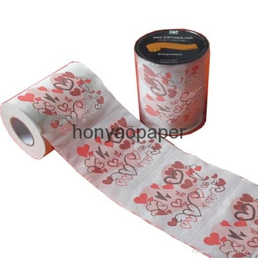 custom design printed toilet paper 2