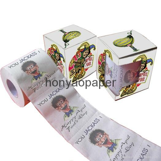 custom design printed toilet paper HY0018 H&Y (China Manufacturer